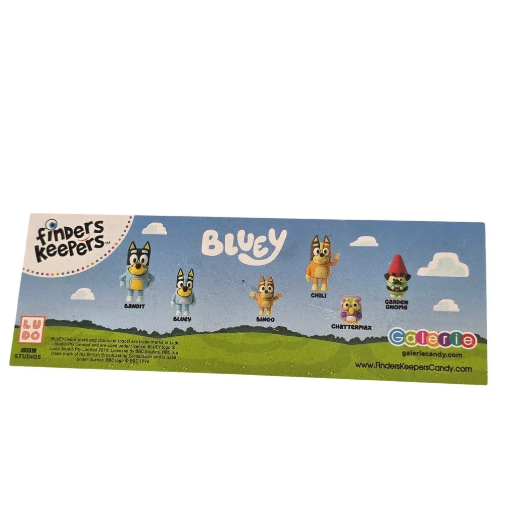 Complete set 2025 Finders Keepers Bluey Mini Figure Set Bingo Bandit Chili‎